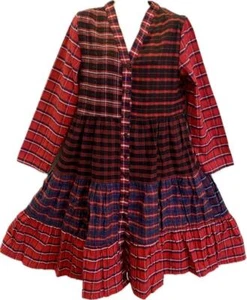 Vestido Sacred Threads Hippie Boho Festival Botón Nivel Retazos 223582 S/M - Imagen 1 de 5