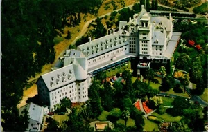 Vintage Berkeley Kalifornien Kalifornien Hotel Claremont Luftaufnahme 1950er Chrom Postkarte - Bild 1 von 2