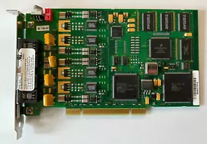 Dialogic D4PCIUFW Intel 04-2933-001 4-Port Universal PCI Voice/Fax Board - Picture 1 of 3