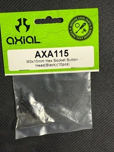 AXIAL-AXA115-M3X10MM HEX SOCKET BUTTON HEAD SCREW-10 PCS. - Picture 1 of 1