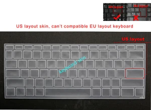 US Keyboard Skin Cover for HP 13.3" zhan66 Pro 13 G2,ProBook 430 G6 G7,435 G6 G7 - Picture 1 of 5