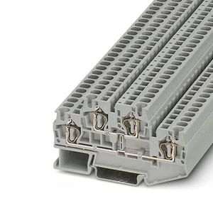 10pcs PHOENIX STTB 4 3031429 Double-level Spring-cage Terminal Block Gray New ✦K - Picture 1 of 6
