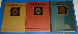 BACH-DOKUMENTE Band 1 -3 - Bärenreiter Kassel Hardcover - Picture 1 of 9