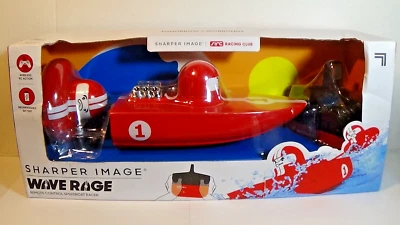 Sharper Image Wave Rage RED Remote Control Speedboat Racer NEW in Box Watersport - Image 1 of 4