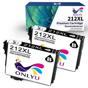 2 212XL T212XL Ink for Epson WorkForce WF2830 WF2850 Expression XP4100 XP4105 - Picture 1 of 4