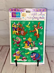 Nuovissimo Pooh 4 fogli di adesivi Hallmark senza acidi - Foto 1 di 14