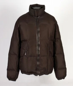 Loro Piana Nylon / Leather / Down Puffer Jacket - Brown - 3XL - $4500 Retail - Picture 1 of 22