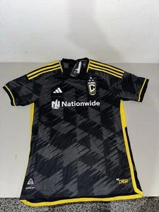 $150 Adidas MLS Columbus Crew Match Issued Soccer Jersey Authentic HI1851 Sz M-L - Picture 1 of 6