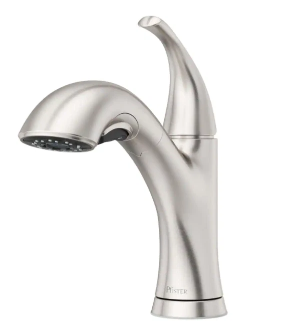 Pfister Wray Single-handle Pull-out Sprayer Kitchen Faucet Stainless Steel D0