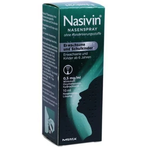 WICK PHARMA - ZWEIGNIEDERLASSUNG DER PROCTER & GAMBLE GMBH NASIVIN Nasenspray o.Kons.Erw.u.Schulkinder 10 ml PZN 13246062