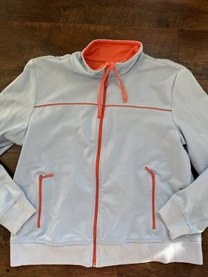 Chaqueta deportiva vintage Pro Spirit para mujer XL cremallera completa azul bebé manga larga B9 Foto 1 de 4
