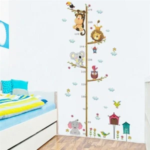 Pegatinas De Pared Con Dibujos Animales Medidor De Altura Para Habitación Niños - Bild 1 von 4