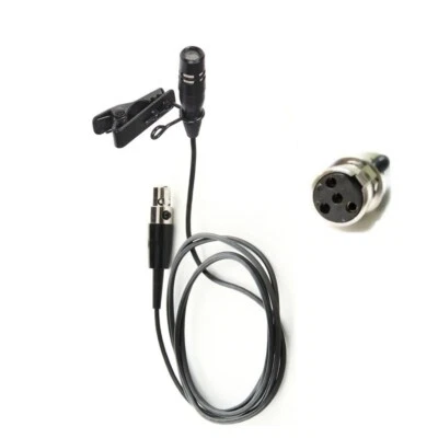 Mini micrófono profesional de solapa con solapa de metal para paquete de cinturón inalámbrico Shure Foto 1 de 3