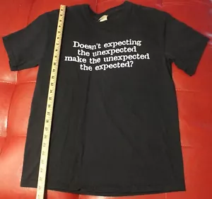 Vintage 90s RARE T-Shirt - Expecting the Unexpected - SIZE MEDIUM - 100% Cotton - Picture 1 of 3