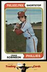 1974 Topps #23 Craig Robinson Philadelphia Phillies RC Baseball Card EX