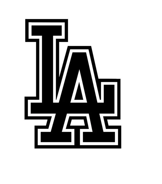 Logotipo Los Angeles Dodgers MLB vinil decalque janela laptop qualquer tamanho qualquer cor - Imagem 1 de 1