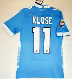 6848 Macron Ss Lazio ROM Miro Klose 11 Trikot Wettspiel Home 2013 Kokarde Cup