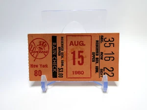 1980 Baltimore Orioles vs Yankees Ticket Stub Reggie Jackson HR #402 - Picture 1 of 2