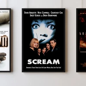 Klassische Horrorfilm Poster A2 A3 HD Drucke Kunst Alien Halloween Psycho glänzend - Bild 1 von 81