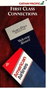 Cathay Pacific First Class Connections Vintage Flier - Picture 1 of 1