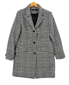 Cappotto Walker Lauren Ralph Lauren colletto dentellato etichetta nera spina di pesce donna 12 - Foto 1 di 14