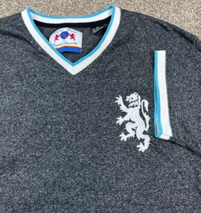 Camicia uomo Lions Crest by English Laundry XL scollo a V con ricamo - Rara - Y2K - Foto 1 di 8