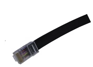 Anschlußkabel Flachband 10 polig mit RJ48 RJ50 (10 pol) Anschluss versch. Längen - Picture 1 of 2