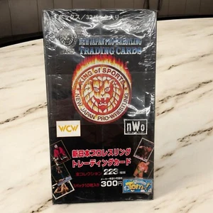 1998 Bandai New Japan Pro Wrestling 1Box Trading Cards Unopened 32 packs - Picture 1 of 3