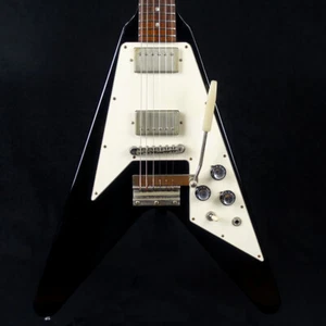 Gibson Custom Shop 1967 Flying V w/Maestro Vibrola VOS Ebony 2013 - Picture 1 of 11