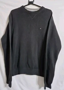 Tommy Hilfiger Strickpullover Herren Medium Schwarz 100% Baumwolle - Bild 1 von 10