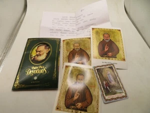 VINTAGE Religious LOT OF 4 RELIGIOUS ITEMS PADRE PIO - Picture 1 of 4