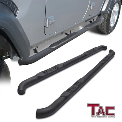 For 2017-2025 Honda Ridgeline 3" Texture Side Step Rails Nerf Bars Running Board Foto 1 de 4