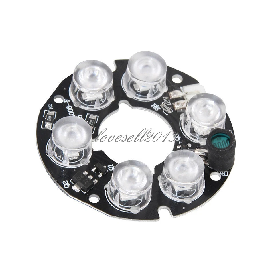 45mm 6pcs array White LED IR Leds Infrared Board for CCTV cameras night vision - Image 1 of 1