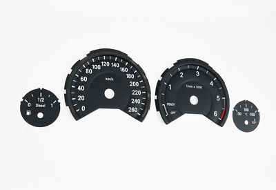 3D for BMW F30 F31 F32 F33 Diesel- Speedometer dials from MPH to Km/h Gauges - Image 1 of 4