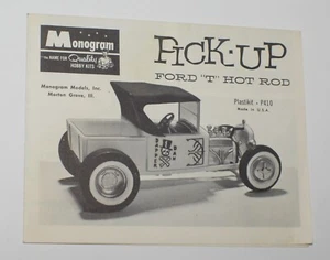 Monogram # P410 Forty Niner...Pickup Ford "T" Hot Rod...Instructions Only - Picture 1 of 2