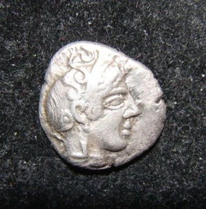 Antigua moneda griega Tesalia Pharsalos AR Hemidracma, GF/AVF, BMC 1, S-2187 - Imagen 1 de 2