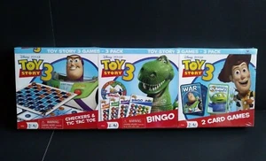 Pacchetto 5 giochi Disney/Pixar TOY STORY 3 Deluxe DAMA, BINGO, TIC TAC TOE nuovo - Foto 1 di 6