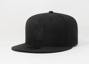 New Era 59Fifty Men Women Cap Tigres UANL Club De Fútbol Black on Black Hat - Picture 1 of 5