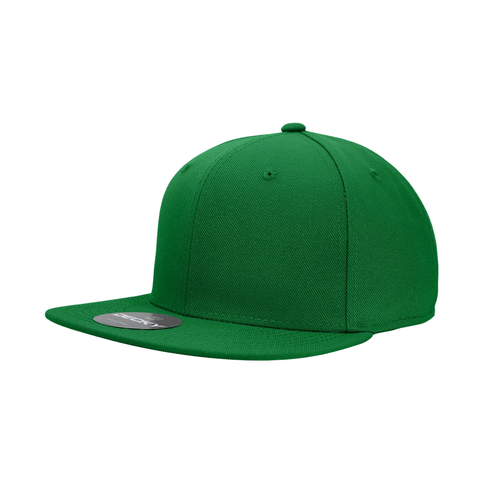 Gorra ajustada Decky unisex de 6 paneles de alto perfil de acrílico/poliéster estructurado - RP1 Foto 1 de 1