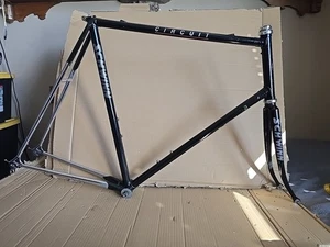 SCHWINN CIRCUIT VTG 1980s Road Bicycle Frameset RARE Hi-Qual 62 CM TANGE Race! - Picture 1 of 15