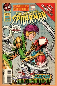 Amazing Spider-Man #406 con tarjeta de juego adjunta, ¡casi como nueva menos estado! - Imagen 1 de 1