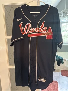 ATLANTA BRAVES #49 GAME WORN Yates JERSEY - Picture 1 of 3