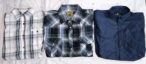 Lot 3 Men's Short Sleeve Button Down Shirts Size Medium Molokai and Others - Picture 1 of 16