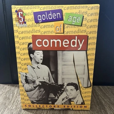 Golden Age of Comedy 5 VHS Movie Tapes Dean Martin Jerry Lewis Bob Hope & More Foto 1 de 4