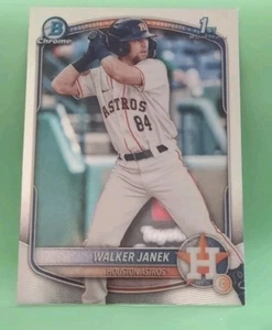 2025 Bowman - Chrome Prospects Walker Janek #BCP-15 (RC) Houston Astros - Picture 1 of 2