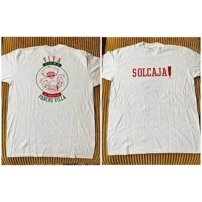 Vtg RARE 80s Silicon Valley Team Tech T-Shirt El Solcaja Pancho Villa Computer - Image 1 of 4