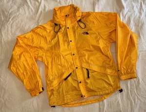 Vintage 90S The North Face Windbreaker/Rain Shell Yellow  Men’s Small - Picture 1 of 10