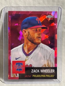 2022 Topps Chrome Zack Wheeler Platinum Anniversary #75/100 - Bild 1 von 3