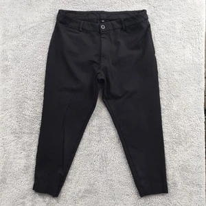Kut From The Kloth High Rise Ankle Straight Leg Trouser Women's Size 16W Black - Picture 1 of 20