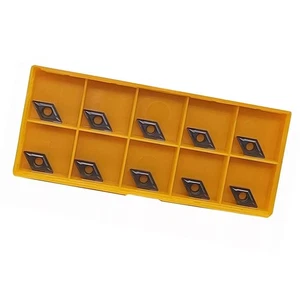 Precision Tooling Solution DCMT21 51 Carbide Inserts for Lathe Turning (10Pcs) - Picture 1 of 12